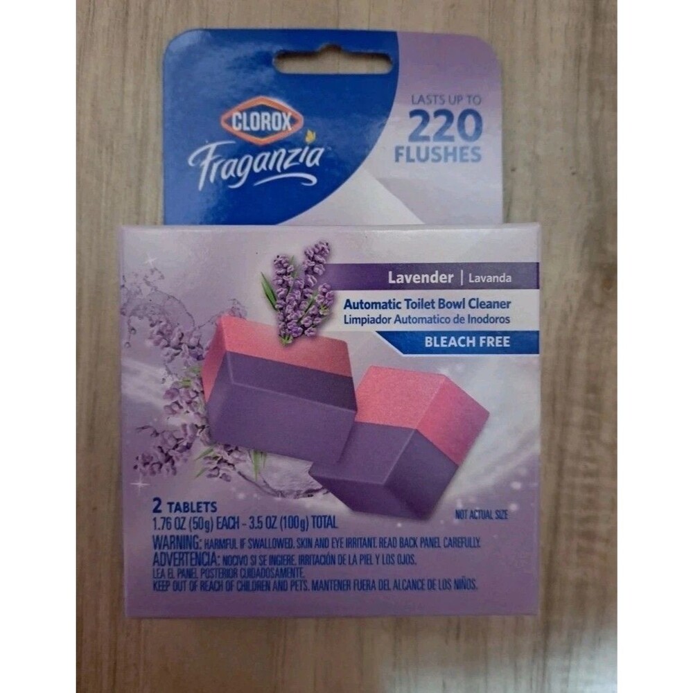 Clorox Automatic Toilet Bowl Cleaner Lavender Bleach Free Up To 220 Flushes